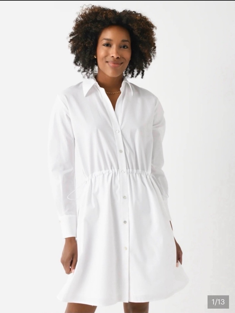 NWOT- Vince - Drawcord Shirt Dress- Retail $425